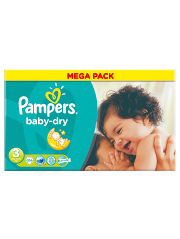 Pampers Baby Dry Size 3 Midi 4kg-9kg Mega Box 104 Nappies